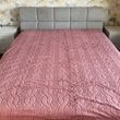 Двосторонній плед-покривало фліс-плюш двоспальне рожеве 180х200 Malloory POK4  POK4(2,0) фото | ANANASKO