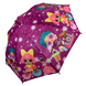 Дитяча парасолька-тростина, напівавтомат "LOL" від Flagman, фіолетовий з квіточками, N147-2  N147-2 фото | ANANASKO