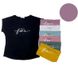 Женская футболка хлопковая темно-розовая 52-54 р Ananasko 5212-4