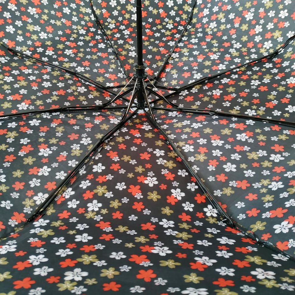 Женский полуавтоматический зонтик Lima на 8 спиц с цветочным принтом, 310-11  310-11 фото | ANANASKO