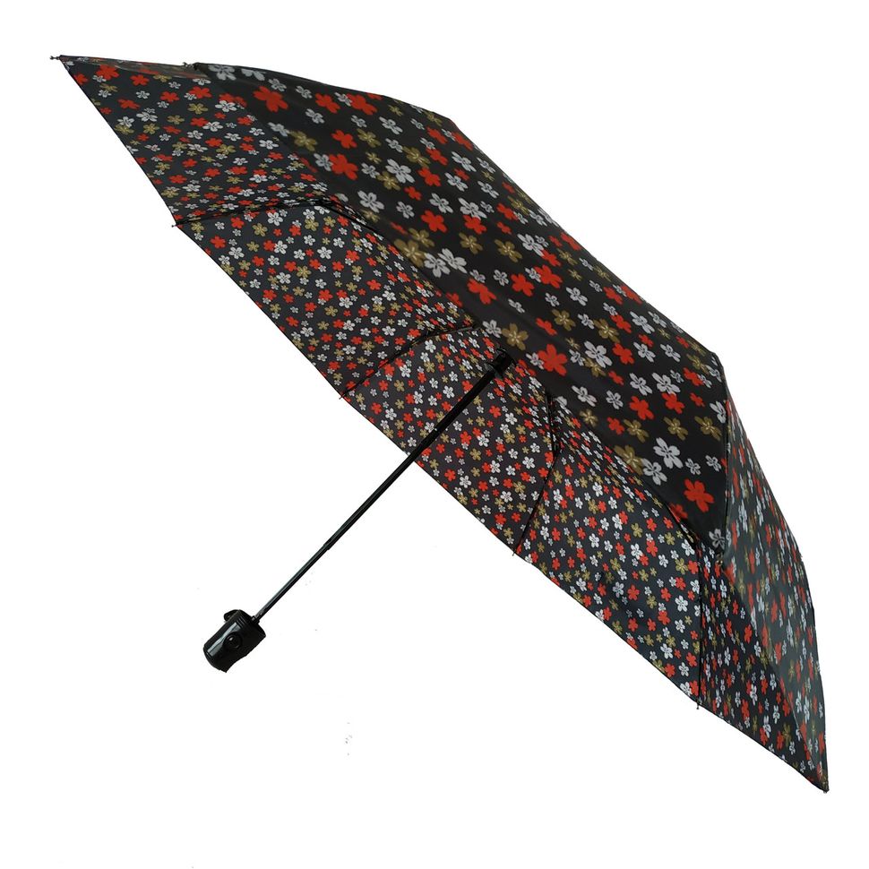Женский полуавтоматический зонтик Lima на 8 спиц с цветочным принтом, 310-11  310-11 фото | ANANASKO