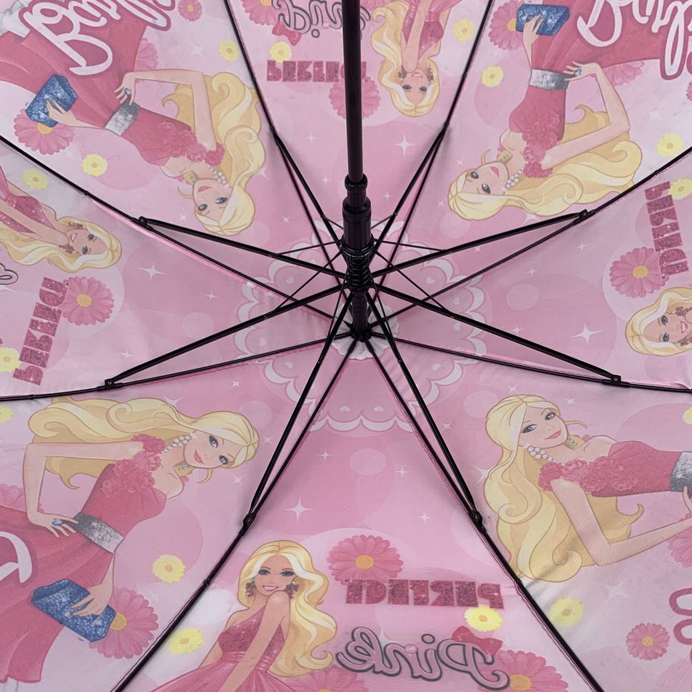 Дитяча парасоля-тростина з принцесами від Paolo-Rossi, рожевий колір, pr007-8  pr007-8 фото | ANANASKO
