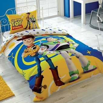 Детское постельное белье полуторное Ранфорс Disney Toy Story TAC T31330-1  T31330-1 фото | ANANASKO