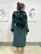 Халат женский плюшевый темно-зеленый 42-46 р H1 Lakerta H1(42-46) фото 2 | ANANASKO