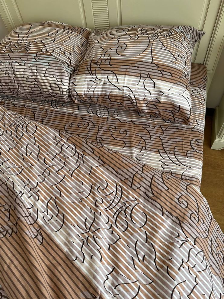 Комплект постельного белья двуспальный евро Фланель Байка Ananasko 954210 160 г/м² 954210(e) фото | ANANASKO