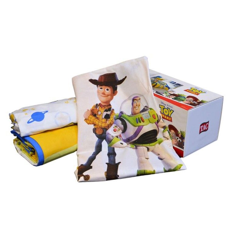 Дитяча постільна білизна полуторна Ранфорс Disney Toy Story TAC T31330-1  T31330-1 фото | ANANASKO