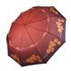 Женский автоматический зонтик Flagman с орхидеями, модель "Lava", бордовый, 734-9 734-9 фото 1 | ANANASKO