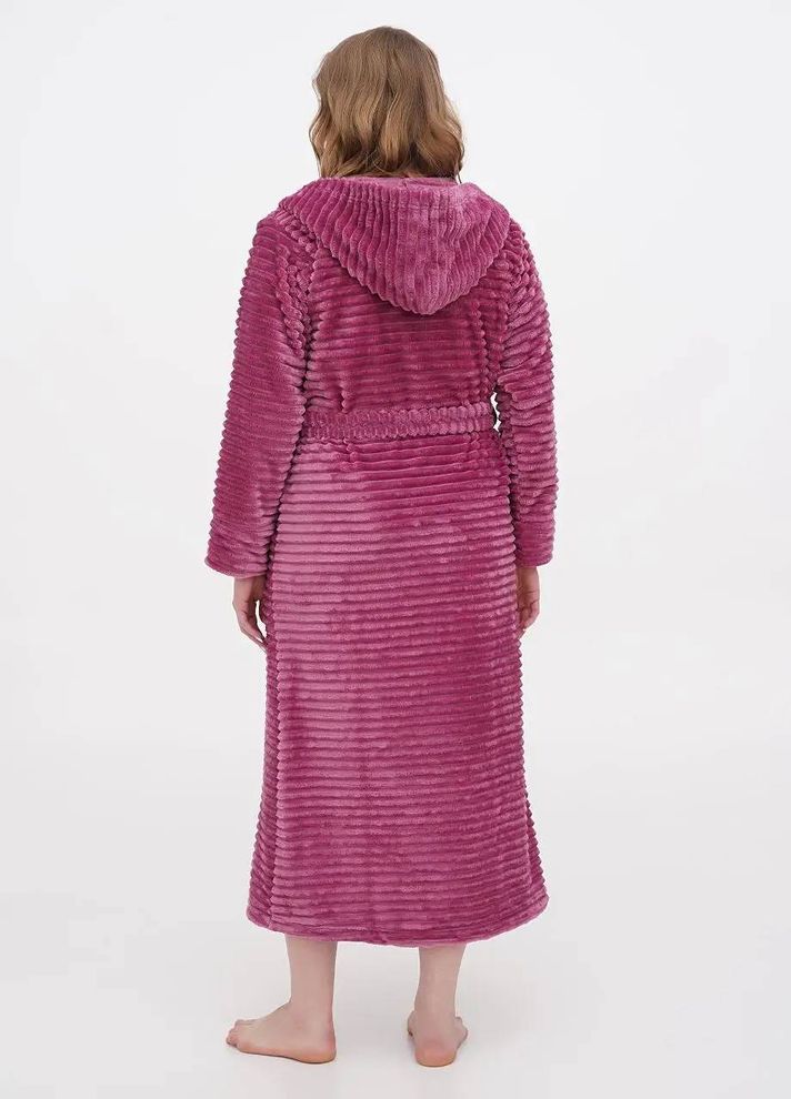 Халат жіночий махровий темно-рожевий 50 р Triko HB01  HB01(50) фото | ANANASKO