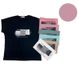 Женская футболка хлопковая темно-розовая 56-60 р Ananasko 5530-1