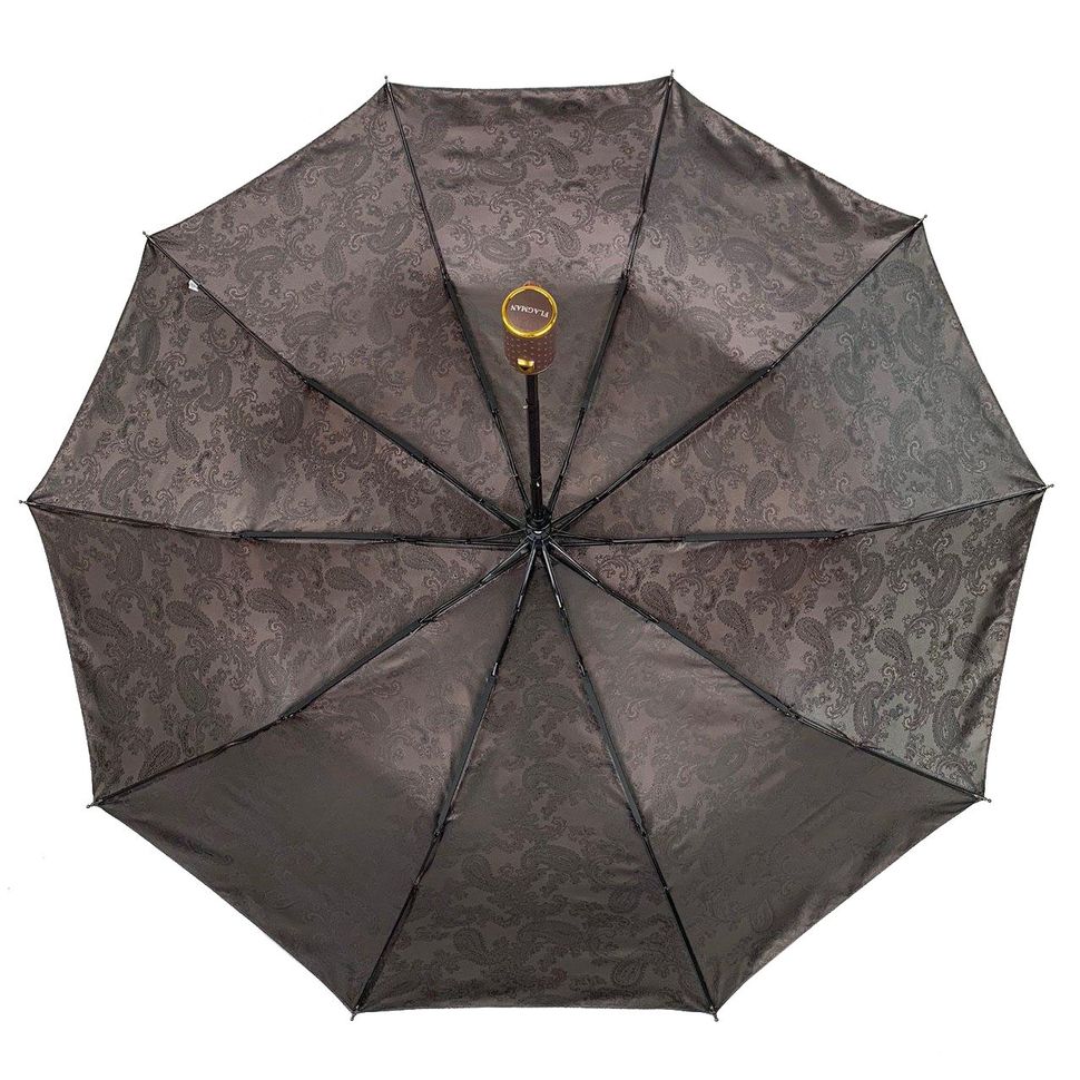 Женский складной зонт-полуавтомат с куполом "хамелеон", коричневый, 513-6  513-6 фото | ANANASKO