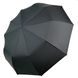 Мужской складной зонт-полуавтомат с ручкой полукрюк, черный, 524-1 524-1 фото 2 | ANANASKO
