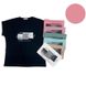 Женская футболка хлопковая розовая 56-60 р Ananasko 5530-3