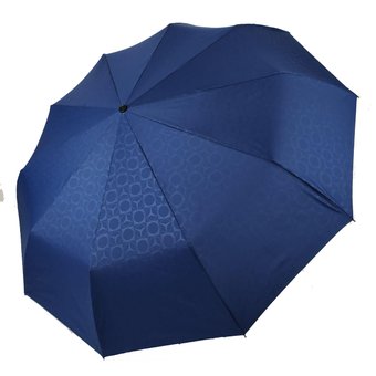 Автоматический зонт Три слона на 10 спиц, синий цвет, 333-2