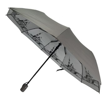 Женский зонт-полуавтомат от Flagman, серый, 713-1