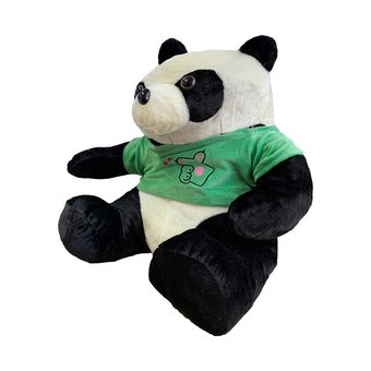 Детский плед 150х120 см с игрушкой панда Ananasko P272