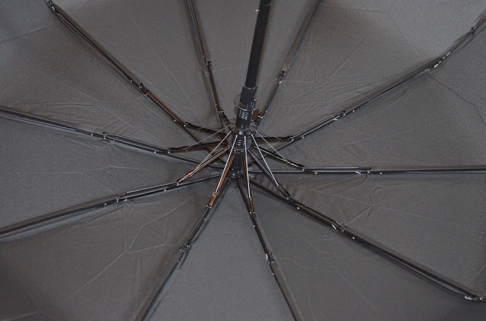 Чоловіча парасоля-напівавтомат від 'Bellissimo', чорний, 453BL-1  453BL фото | ANANASKO