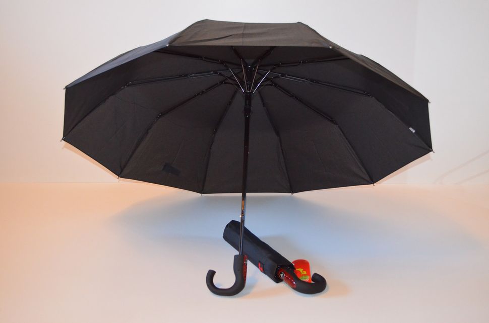 Мужской зонт-полуавтомат от 'Bellissimo', черный, 453BL  453BL фото | ANANASKO