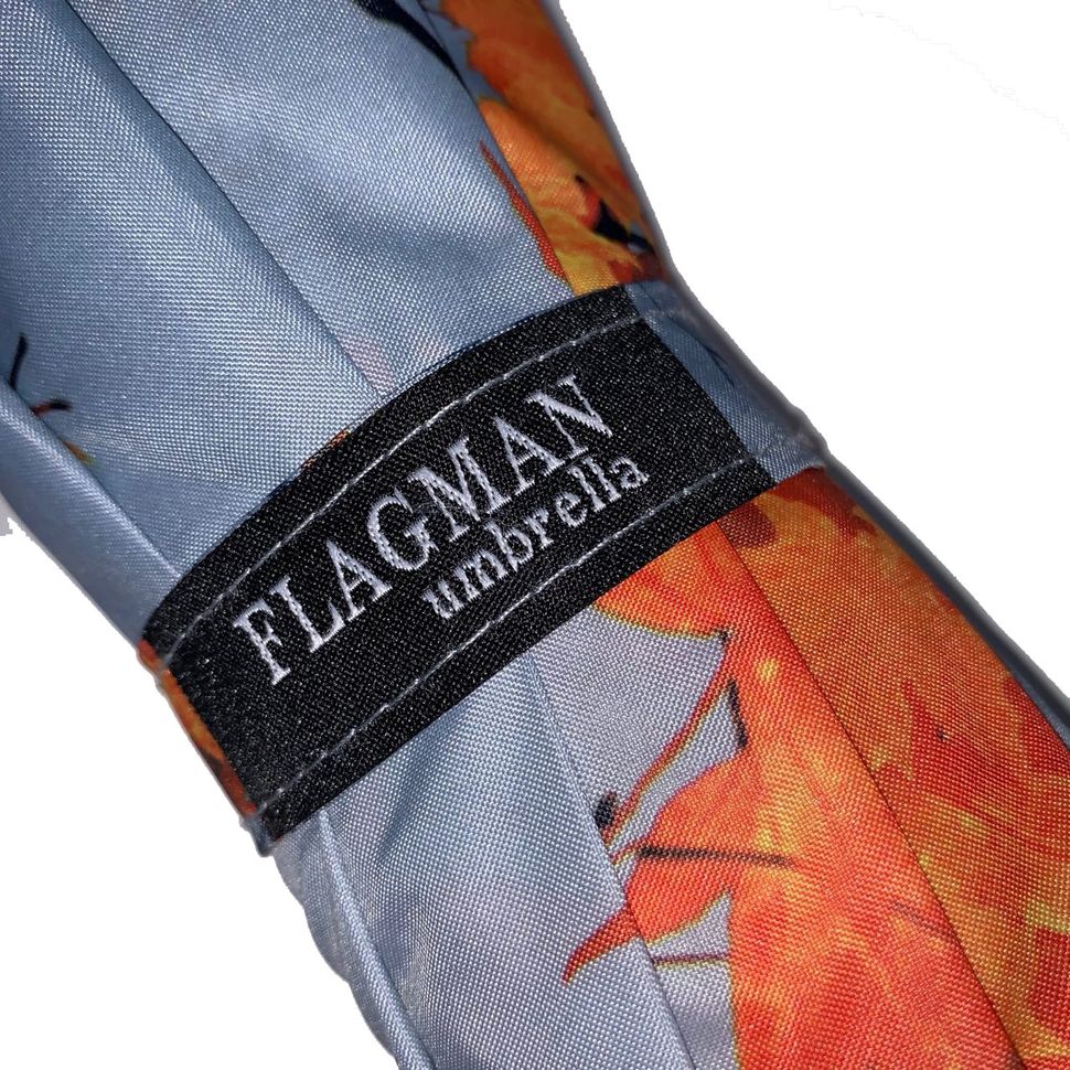 Женский автоматический зонт Flagman с Эйфелевой башней, оранжевая ручка, 545-2  545-2 фото | ANANASKO