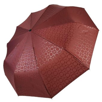 Автоматический зонт Три слона на 10 спиц, бордовый цвет, 333-3