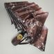Женский зонт полуавтомат с бабочками "Butterfly", коричневый, 401-4 401-4 фото 5 | ANANASKO