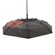 Жіноча парасолька-напівавтомат Swifts "Жоржина" чорний колір, 18035-1 18035-1 фото 4 | ANANASKO