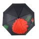 Жіноча парасолька-напівавтомат Swifts "Жоржина" чорний колір, 18035-1 18035-1 фото 2 | ANANASKO