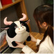 Детский плед 150х120 см с игрушкой корова Ananasko P244 P244 фото 2 | ANANASKO