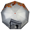 Жіноча парасоля-напівавтомат на 9 спиць, система антивітер, помаранчевий, Toprain544-2 за 554 грн
