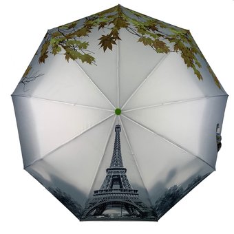 Женский автоматический зонт Flagman с Эйфелевой башней в подарочной упаковке, 545-3 за 649 грн