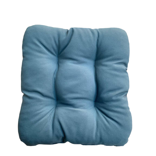 Подушка на стілець синя Ananasko KP3 Бавовна за 99 грн