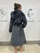 Халат жіночий плюшевий темно-сірий 54-58 р H2 Lakerta H2(54-58) фото 2 | ANANASKO