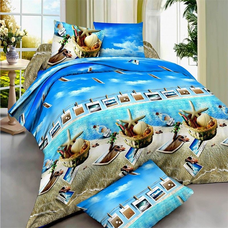 Комплект постельного белья двуспальный Бязь Полиэстер Ananasko 851900 90 ниток/см² 851900(2,0) фото | ANANASKO
