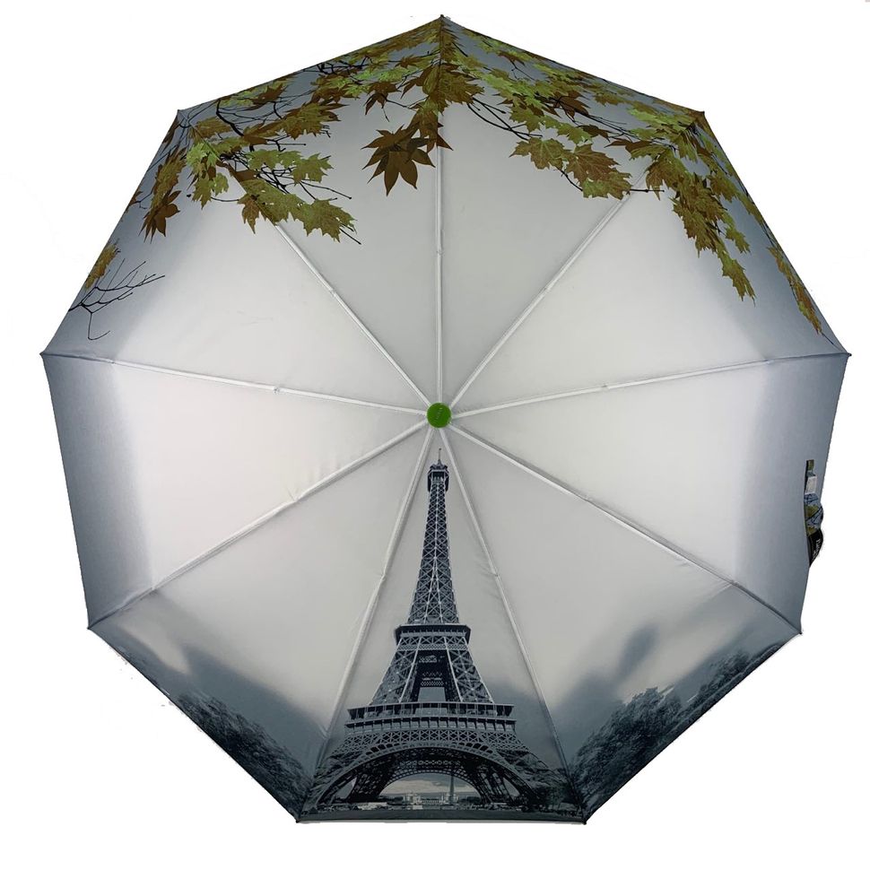 Женский автоматический зонт Flagman с Эйфелевой башней в подарочной упаковке, 545-3  545-3 фото | ANANASKO