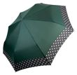 Зонт полуавтомат на 8 спиц зеленый в горох  SL 07009-6
