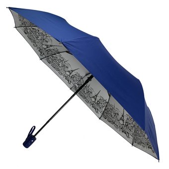 Женский зонт-полуавтомат от Flagman, синий, 713-3