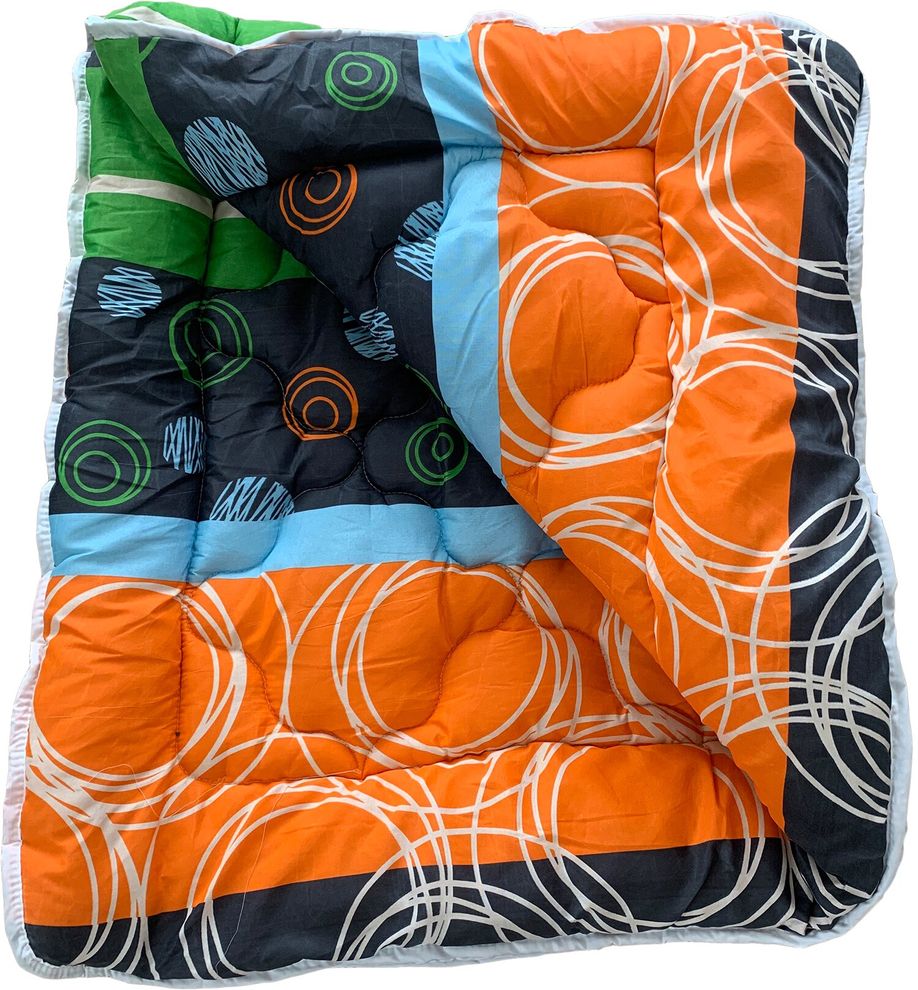 Одеяло полуторное холлофайбер принт абстракция Ananasko  K792 (1.5) фото | ANANASKO