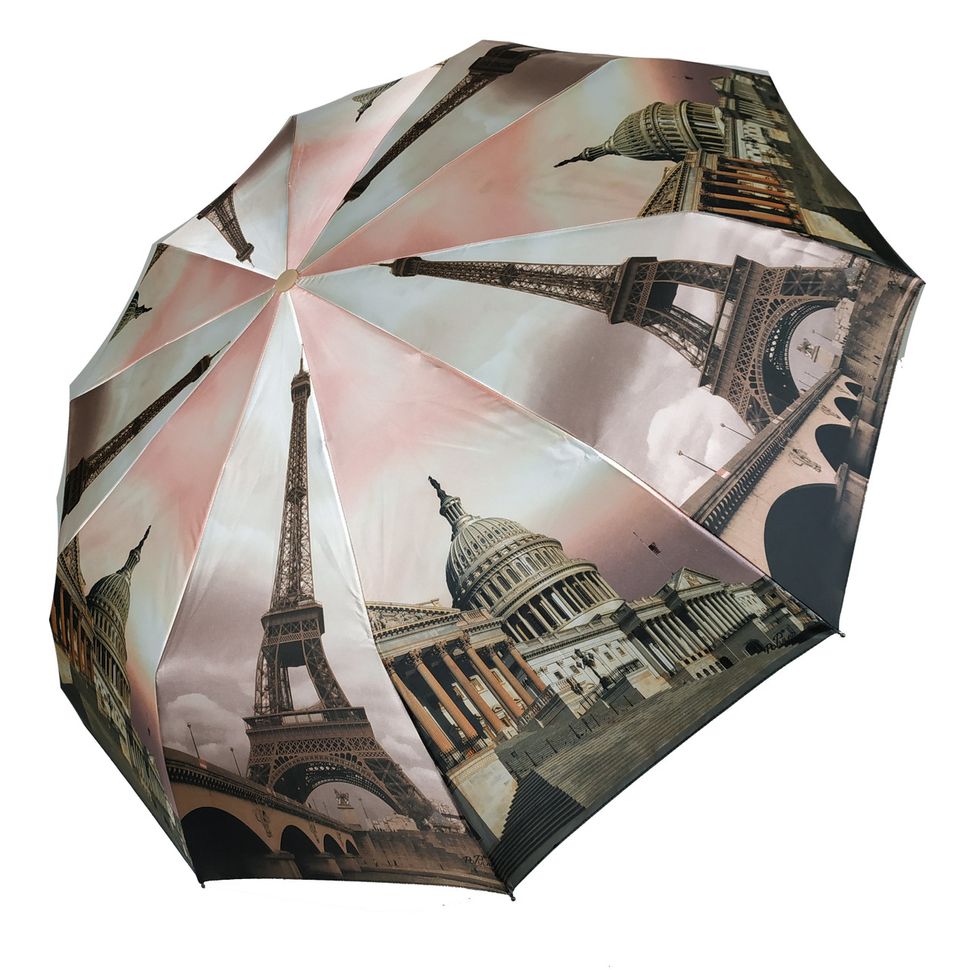 Зонт женский Zicco. Зонты женские, Flagman Style. Зонт коричневый женский. Подарочная упаковка для зонта.