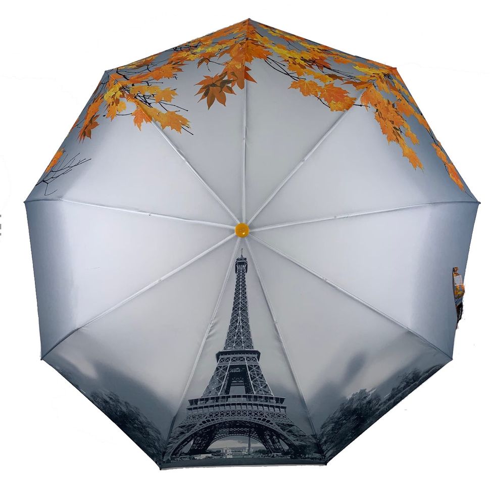 Жіноча парасоля автомат Flagman з ейфелевою вежею в подарунковій упаковці, 545-4  545-4 фото | ANANASKO