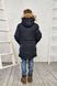 Зимова куртка на хлопчика 146 MH 693 синий фото 4 | ANANASKO