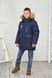 Зимняя куртка на мальчика 128 10532 (синий) фото 5 | ANANASKO