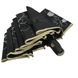 Женский зонт полуавтомат на 10 спиц, с изображением цветов, черный, 114-3 114-3 фото 6 | ANANASKO