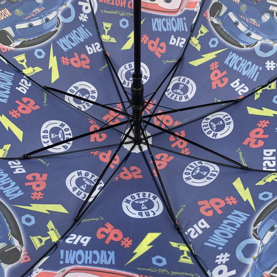 Дитяча парасоля-тростина "Тачки" від Paolo Rossi, синій, 090-8  090-8 фото | ANANASKO