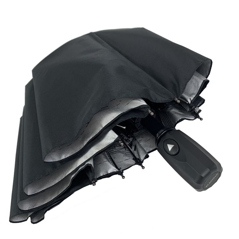 Женский зонт-полуавтомат от Flagman, черный, 713-4  713-4 фото | ANANASKO