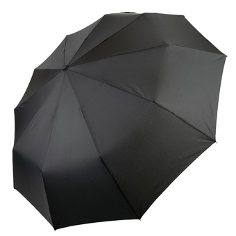 Чоловіча парасоля-напівавтомат Silver Rain з прямою ручкою,чорний, PA400-1 за 725 грн