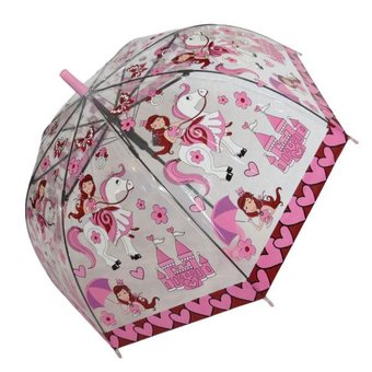 Детский зонтик-трость "Принцессы" от фирмы "Paolo Rossi", с розовой ручкой, 207-6