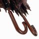 Жіноча парасоля-тростина з дерев'яною ручкою, коричневий, 107-1 107-1 фото 6 | ANANASKO