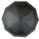 Мужской складной зонт-полуавтомат с прямой ручкой, черный, 270-1 270-1 фото 3 | ANANASKO