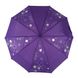 Женский зонт полуавтомат на 10 спиц, с изображением цветов, фиолетовый, 114-6 114-6 фото 2 | ANANASKO