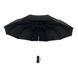 Чоловіча парасолька-напівавтомат від фірми "SL", чорний, 451-1 451-1 фото 3 | ANANASKO