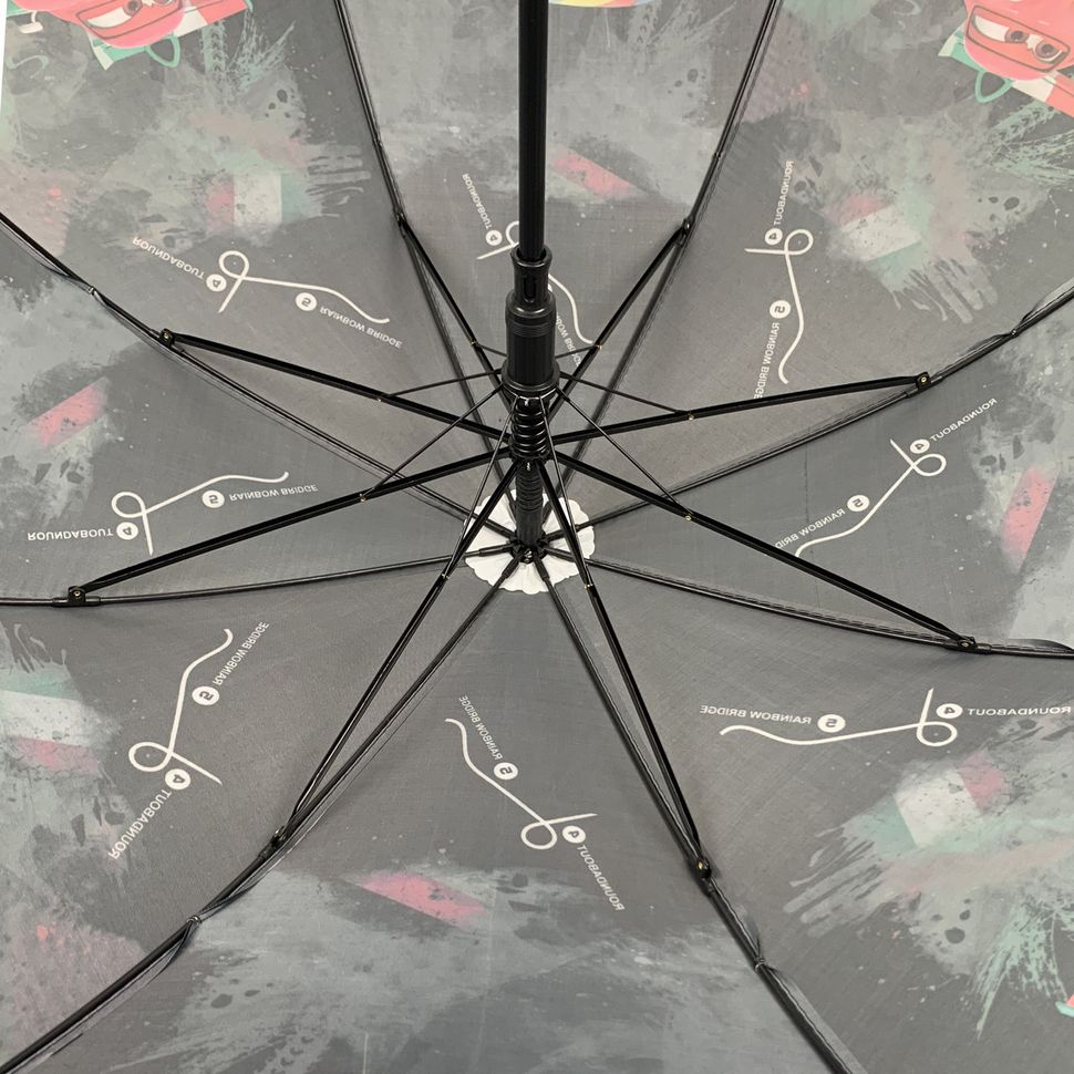 Детский зонтик-трость "Тачки" от Paolo Rossi, черный, 090-10  090-10 фото | ANANASKO
